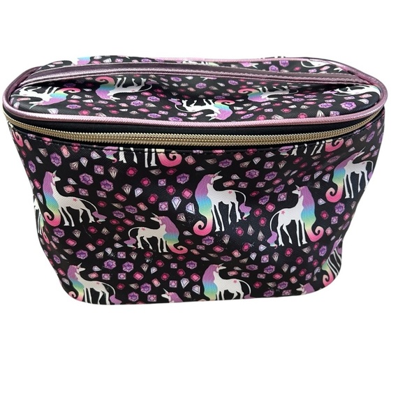Unicorn Print Cosmetic Bag - Picture 1 of 6